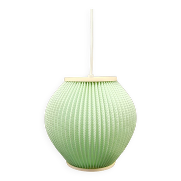 Lampe suspendue plissée danoise, Pearl Shade, produite par Hoyrup Light et conçue par Lars E Schiøler