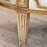 Paire de cabinets  italiens demi-lune