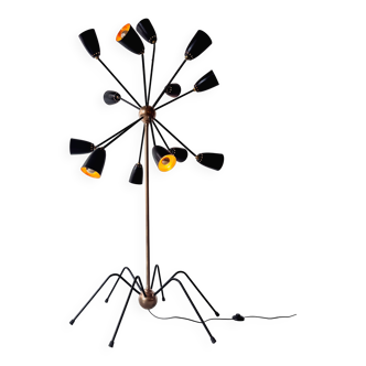 Vintage Spootnik floor lamp (unique piece), 1970
