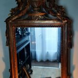 18th century pedimented mirror