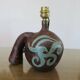 Beautiful signed ceramic lamp dating from the 50s or 60s