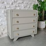 Commode vintage en bois massif