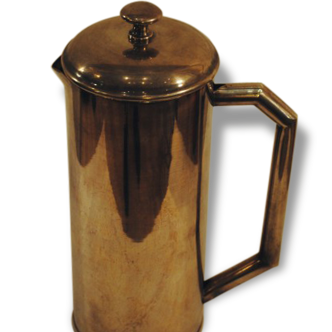 French press of the 1950s, silver metal