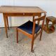 Desk with 1 drawer, oak top, 105x56cm