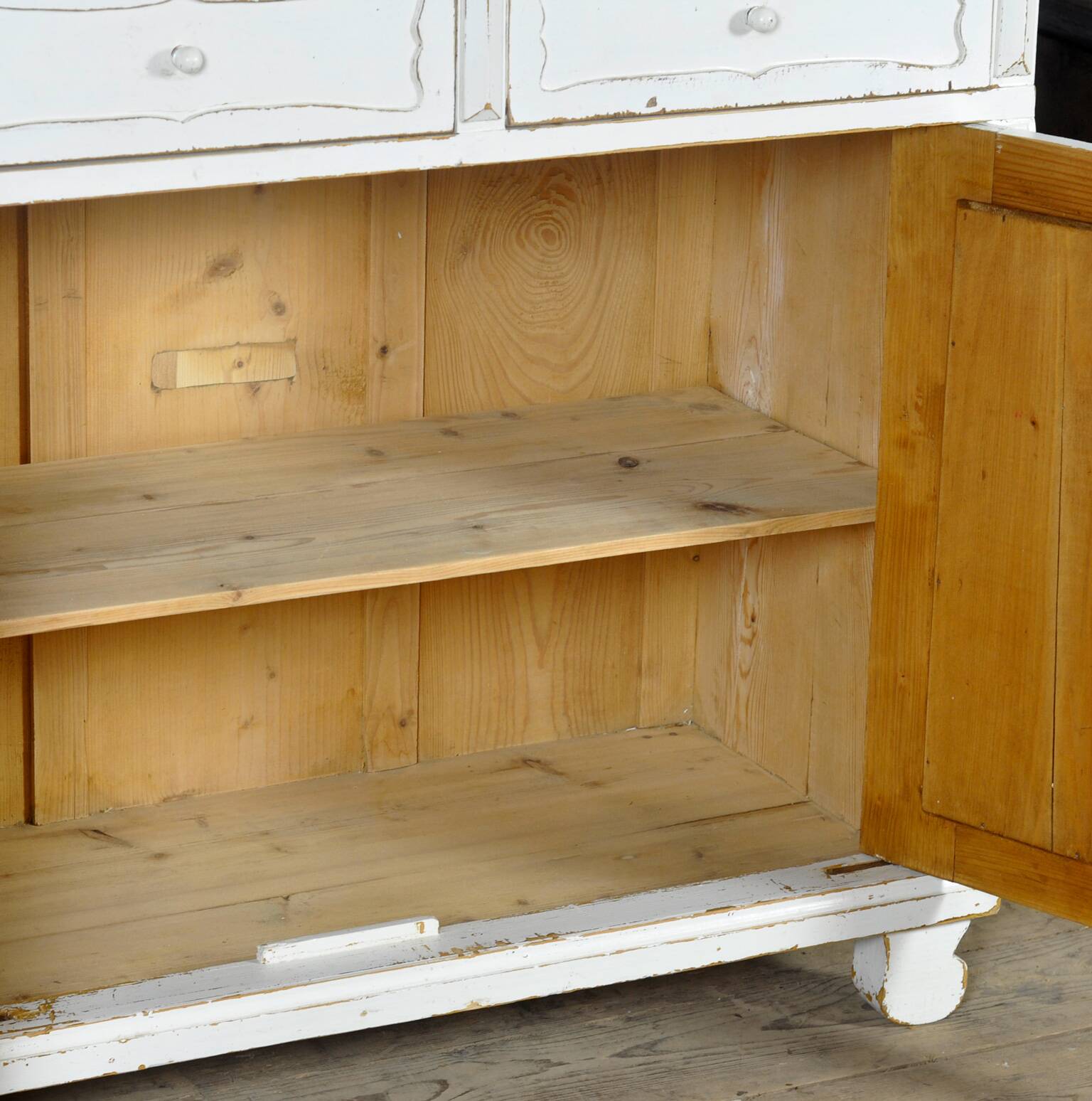 Antique pine sideboard, circa 1910