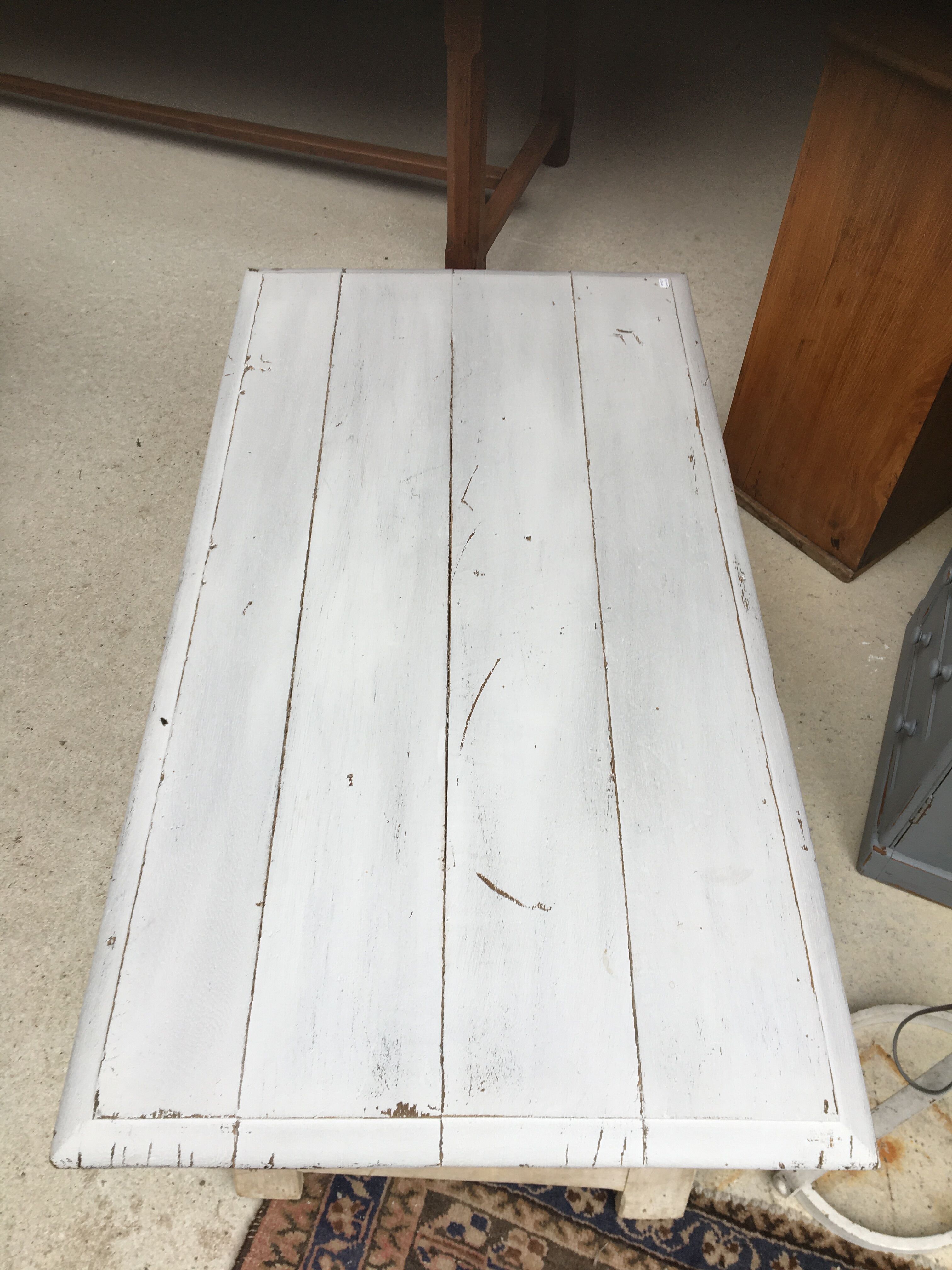 Wooden coffee table
