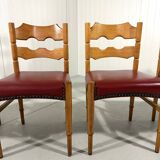 Henning Kjaernulf dining chairs Razor, Denmark