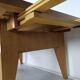 Table a rallonge pied compas