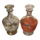 Duo de carafes à liqueur mid-century – années 60