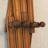 Scandinavian coat rack 10 hooks from the 60s-70s