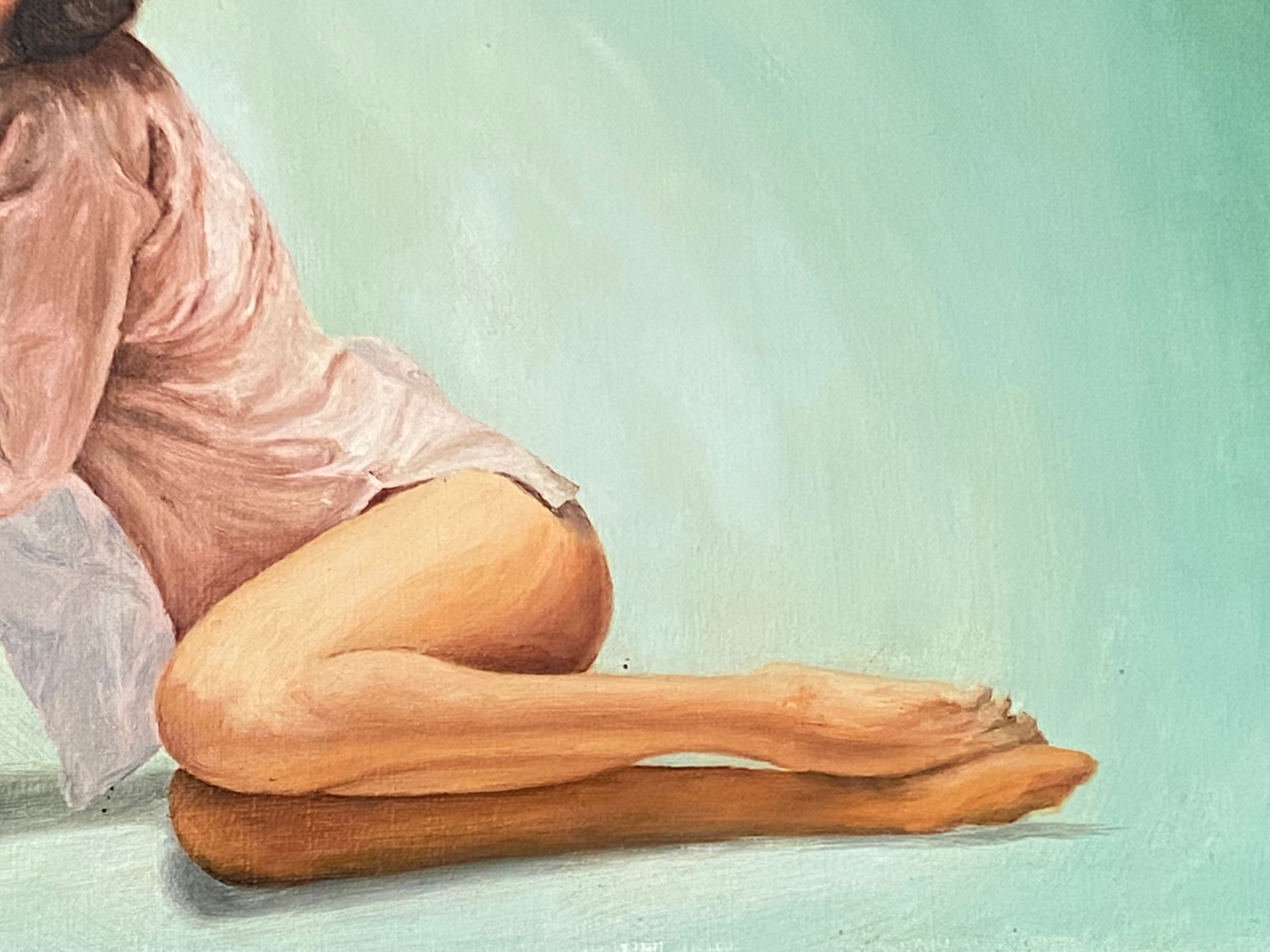Oil on canvas. 1970. Seated woman.