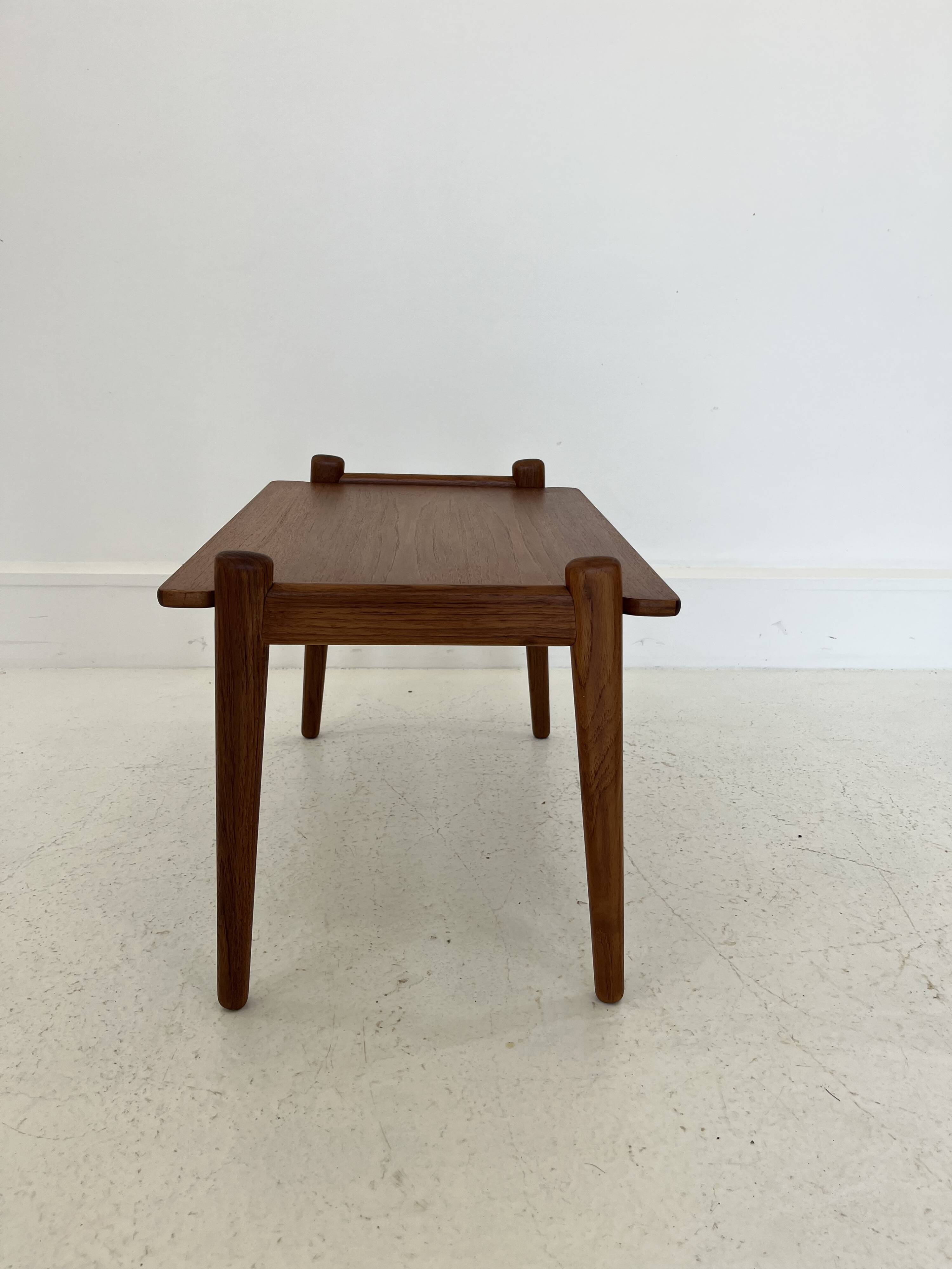Mid-Century Teak Side Table by Fredrik A. Kayser for Vatne, Norway, 1960s