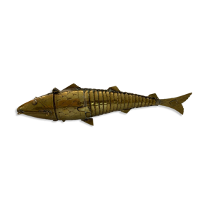 Poisson articule cuivre boite a