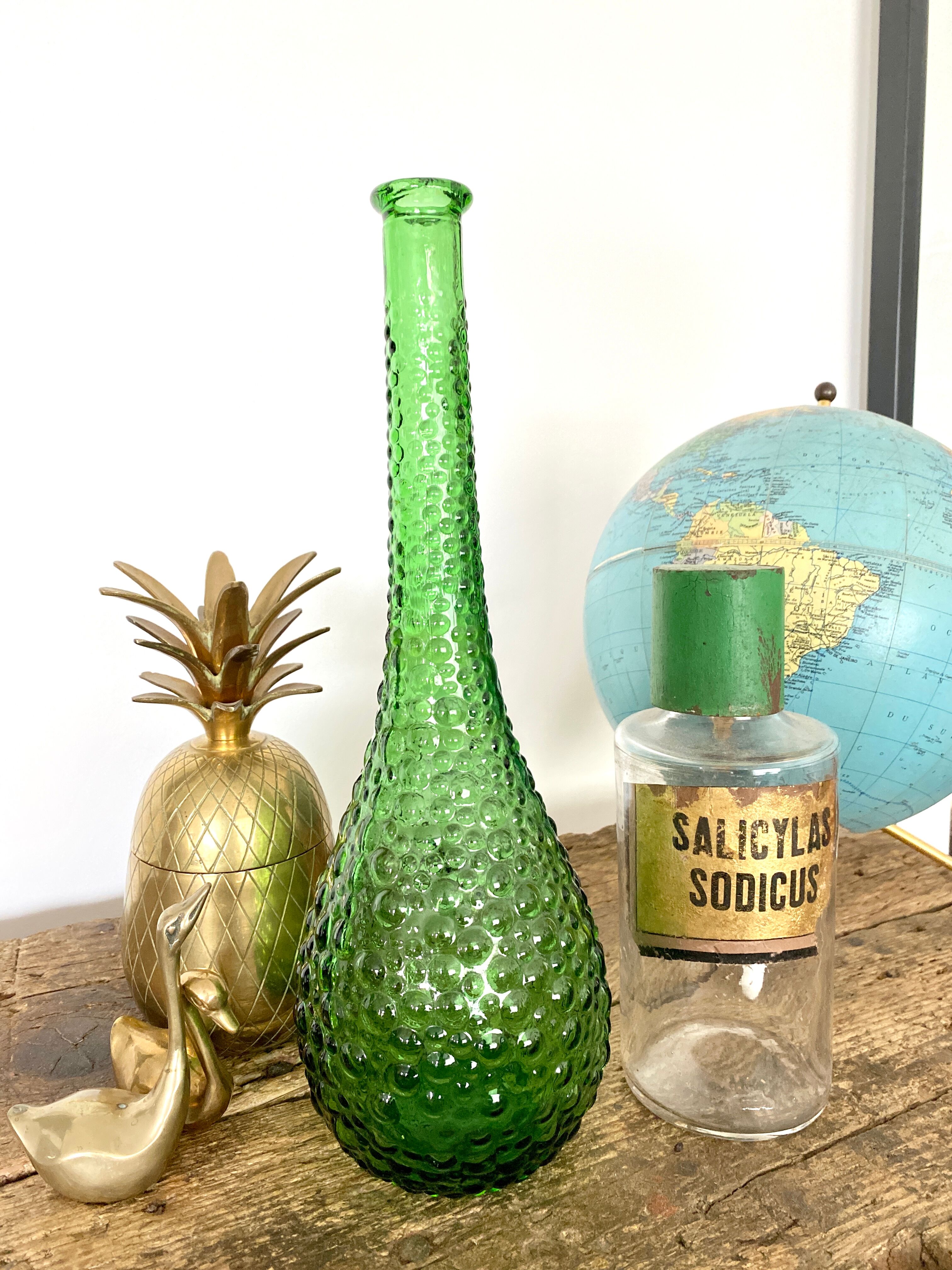 Green Empoli decanter