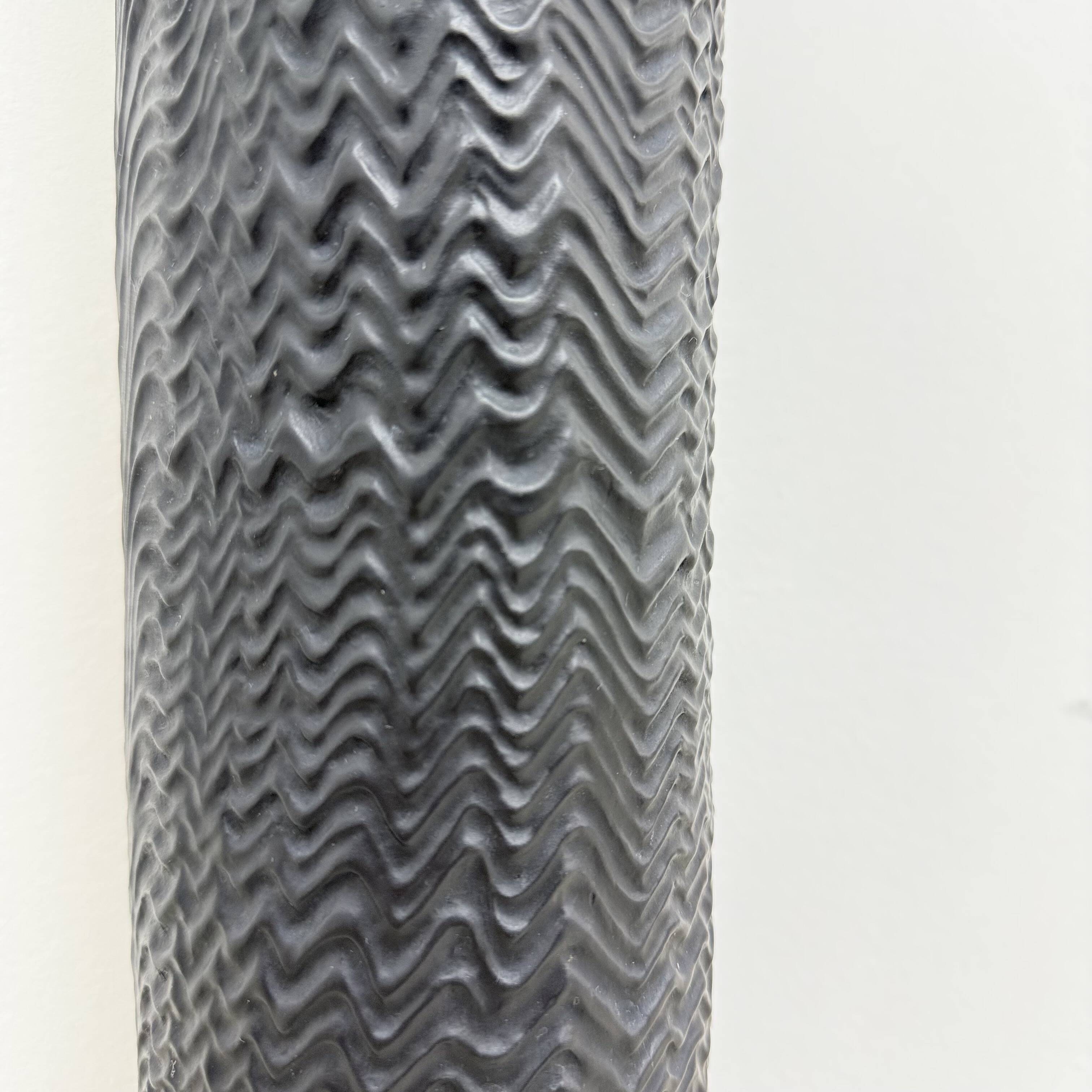 Martin Freyer Rosenthal Studio-Line Bisque Porcelaine Noire Op-Art Relief