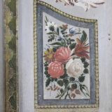 Painted Folk Art Bridal Cupboard