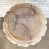 Alabaster column saddle, pedestal