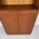 Vintage Danish teak bookcase from the 1960s.