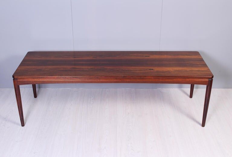 Mid-century Scandinavian coffee table in 1950s rosewood