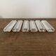 Vintage knife holders of 6, in glass