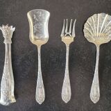 Silver mignardise service