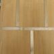 Vintage wooden wardrobe, modular wooden shelves.