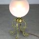 Mid-century Brass and Glass Table Lamp