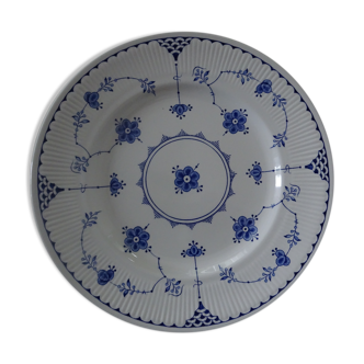 Plate plate english furnivals denmark blue england flower