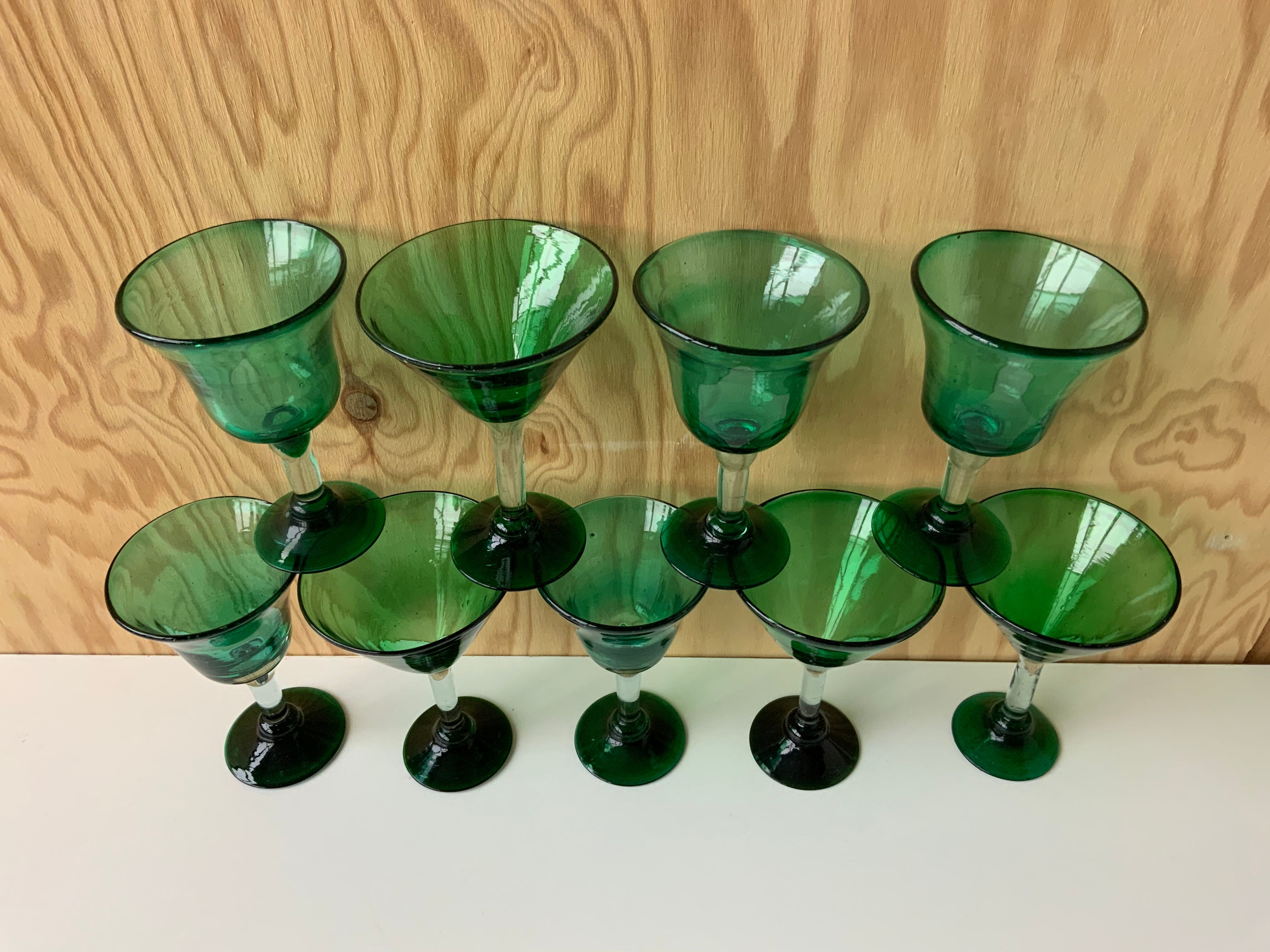 Vintage foot glasses