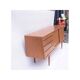 Vintage Scandinavian enfilade with a slanted façade.