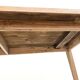Table de ferme vintage en peuplier