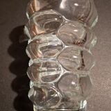 Heavy vintage glass vase