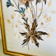 Vintage framing floral feather patterns