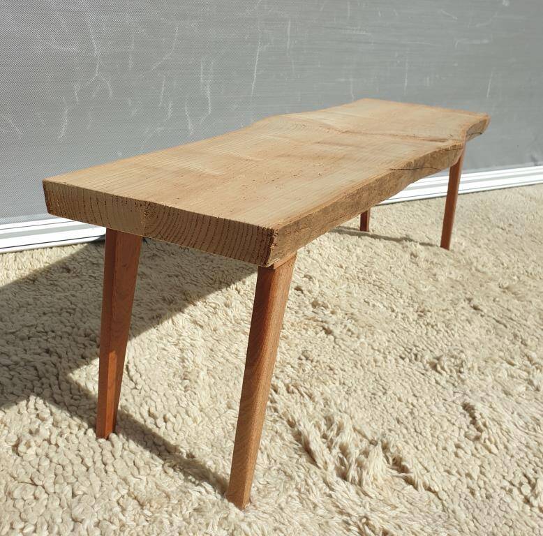 Raw design coffee table with compass legs