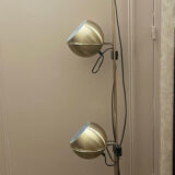 AmyLux 70s Vintage Floor Lamp – Space Age in Gold Metal