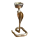 Cobra candlestick in brass