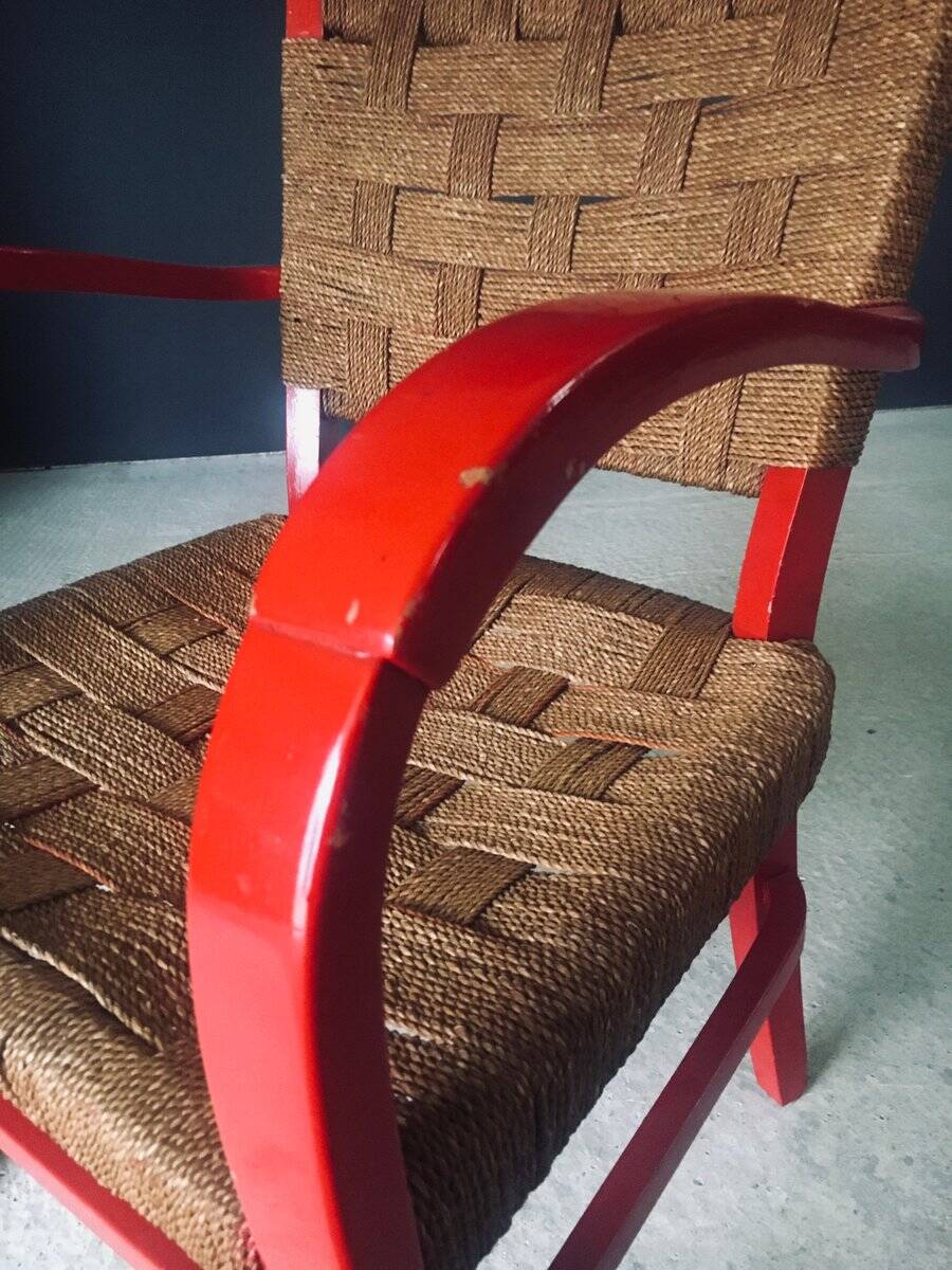 Mediterranean Armchairs, France, 1950s, Set of 2