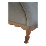 Pair of high-back lounge chairs in modern Danish style in the manner of Henning Kjærnulf, 1960s.