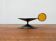 Brutalist Scandinavian candle holder in metal and glass by Gunnar Ander for Ystad, 1960s.