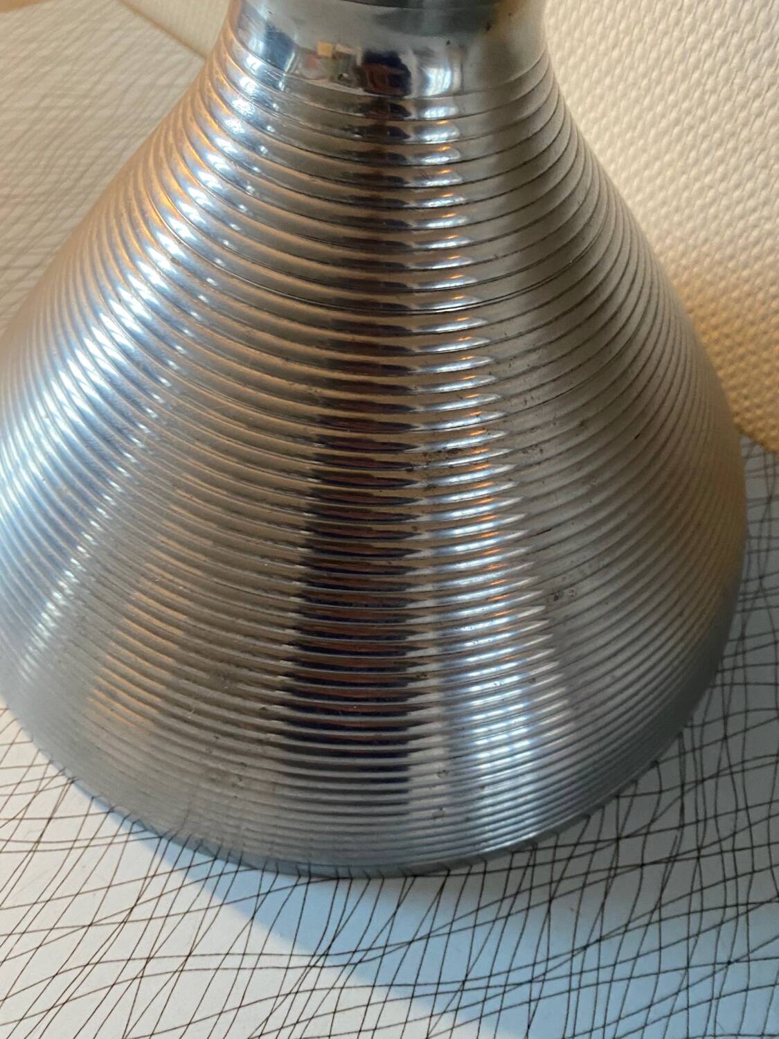 Diabolo aluminum stool from the 70s