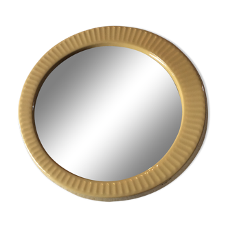 Vintage 1970 ceramic mirror