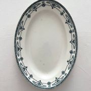 Plat ovale terre de fer "Mogador" Saint Amand
