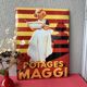 Maggi advertising plate in stamped sheet metal - 30 x 40 cm