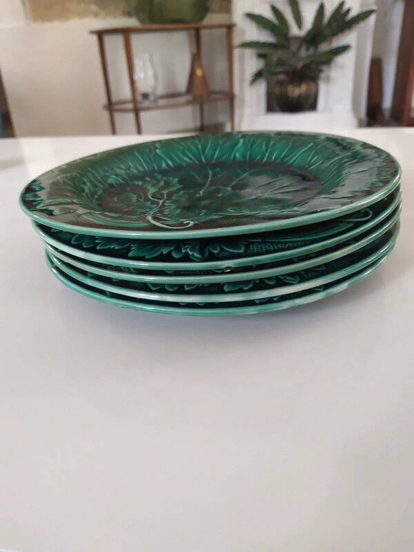 5 creil plates in slurry