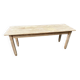 Table de café, bistrot alsacienne en sapin naturel brut, 1930
