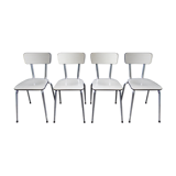 Suite 4 chairs formica white