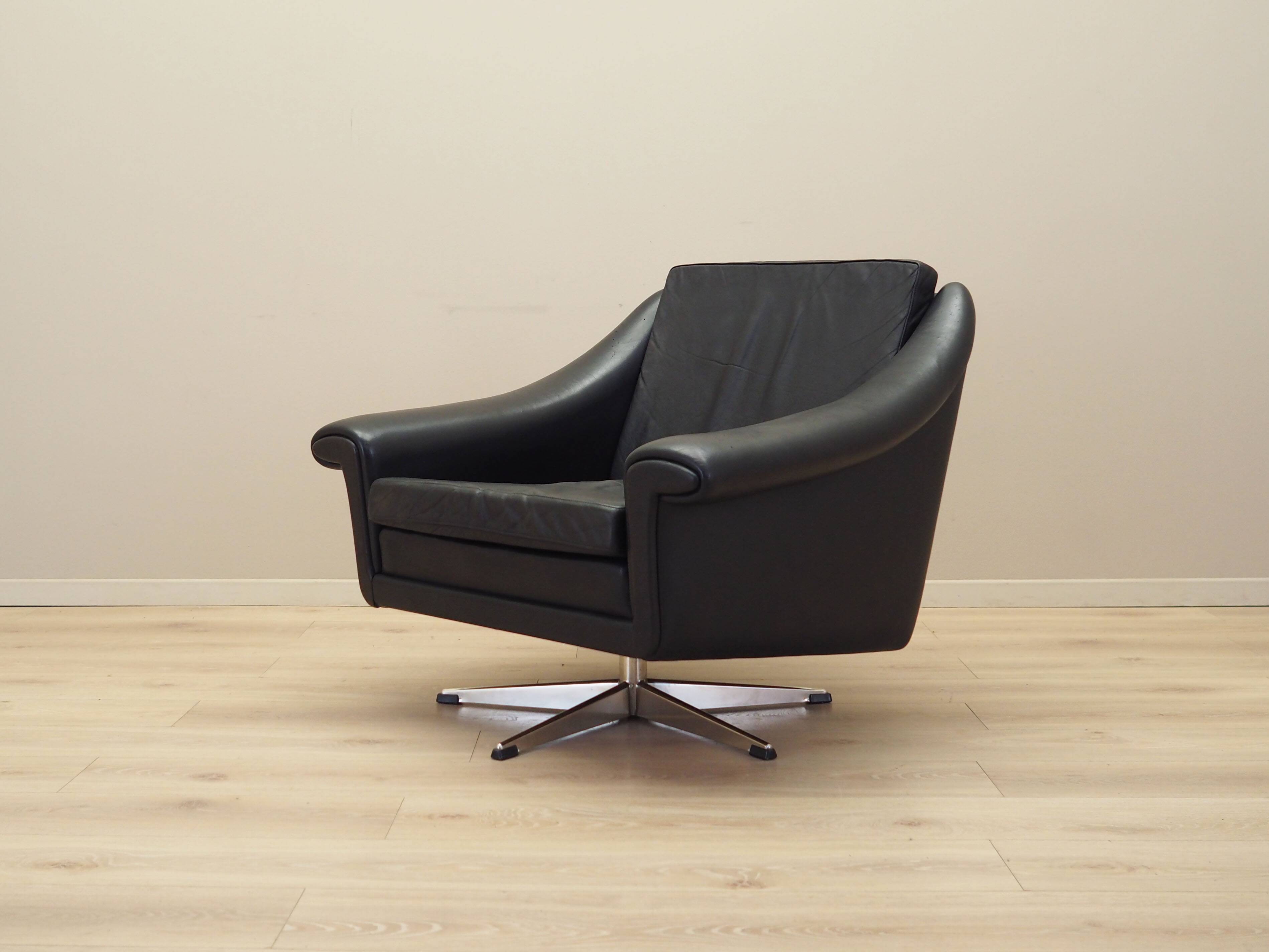 Fauteuil pivotant, design danois, années 1960, fabricant : Eran Møbler, designer :