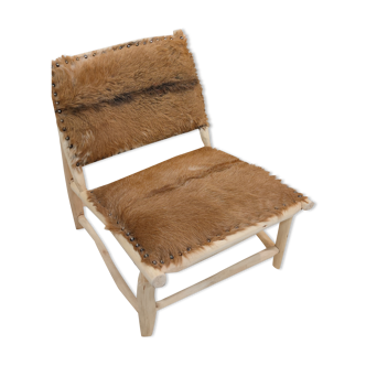 Fauteuil lounge style safari