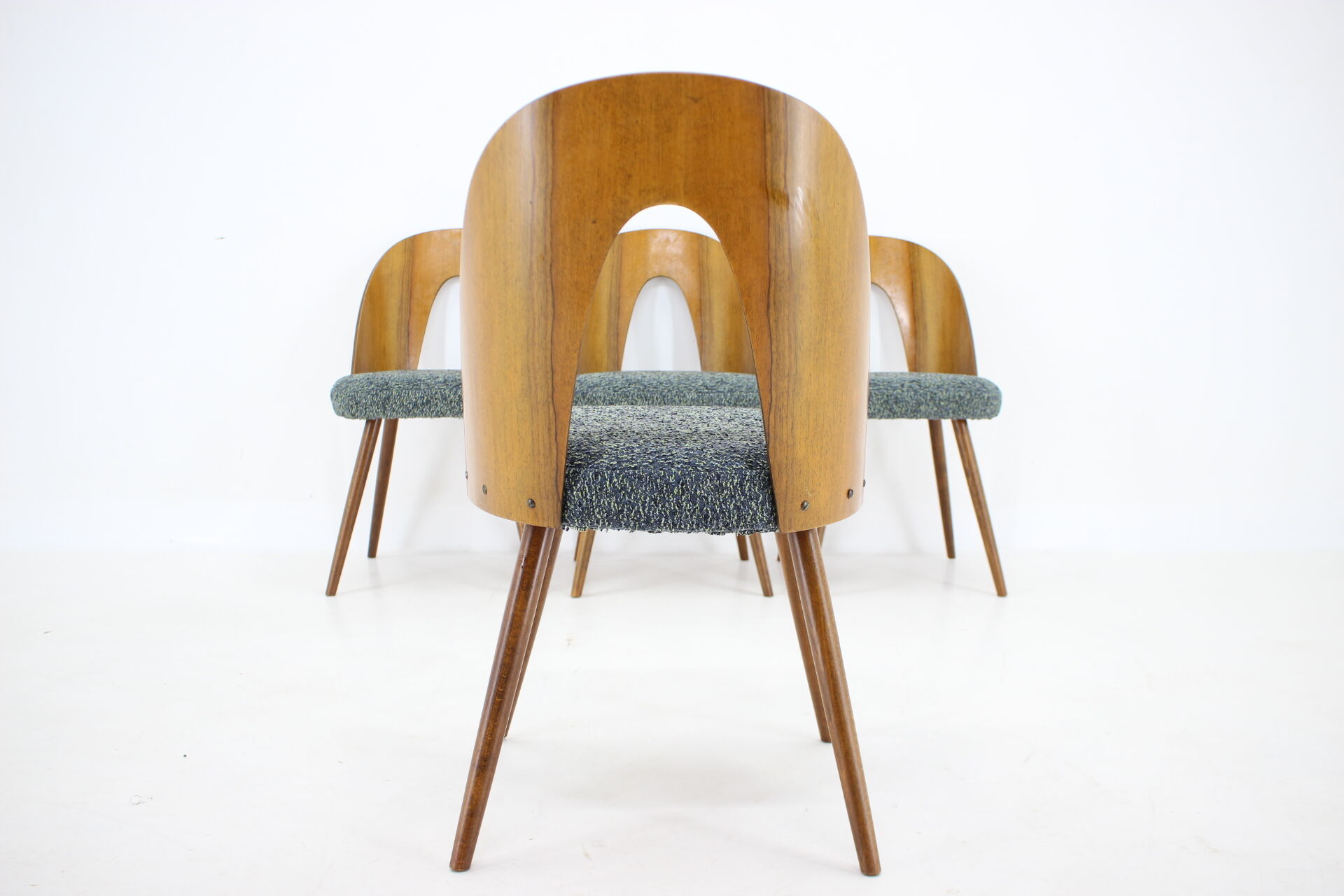 Lot de 4 chaises d'Antonin Suman des années 1960, Tchécoslovaquie