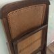 Folding chair caned from the 70s